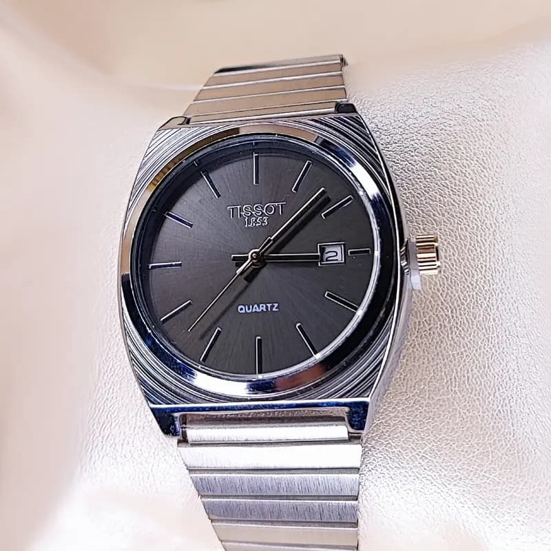 ساعت مچی مردانه تیسوت گادفادر نقره ای خاکستری TISSOT — تصویر ۶