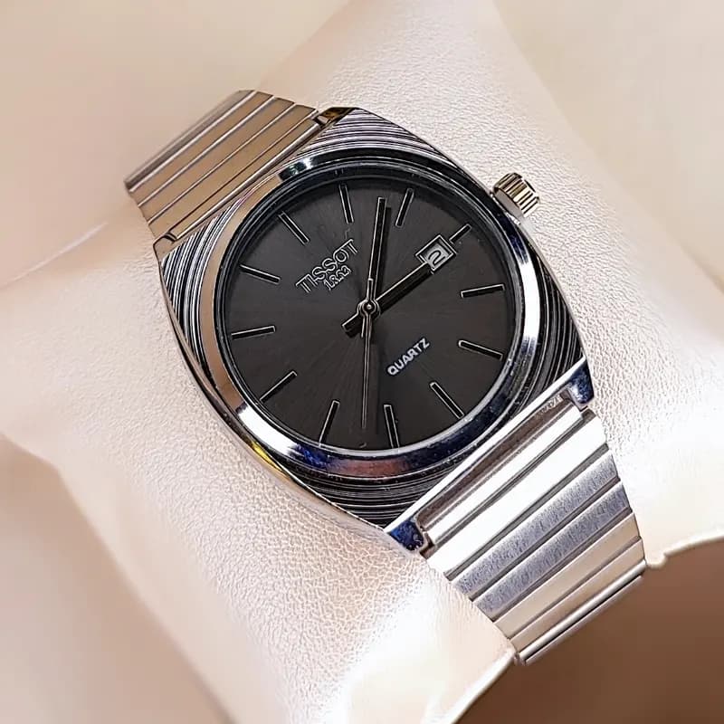 ساعت مچی مردانه تیسوت گادفادر نقره ای خاکستری TISSOT — تصویر ۸