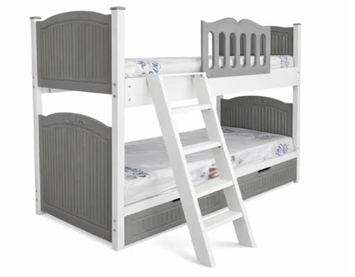 تخت خواب دوطبقه مدل صبا سایز 200 × 90 سانتی متر بدون کشو مبلمان فرنا مدل 1144119