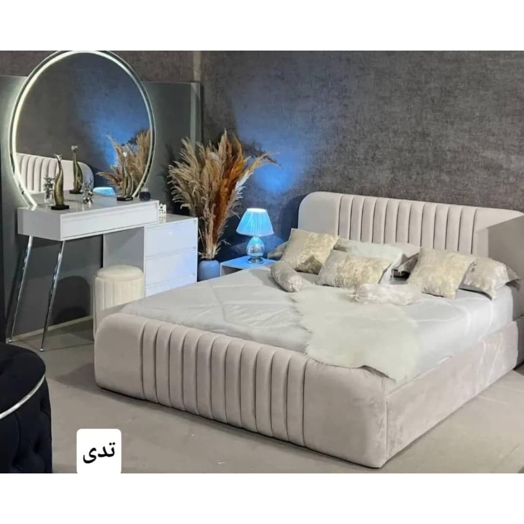 سرویس خواب دو نفره تخت دو نفره مِستِر مبل مبلمان فرنا مدل 1144080 — تصویر ۳