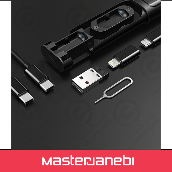 کابل تبدیل USB-C/USBبه لایتنیگ/USB-C/MicroUSB مک دودو مدل WF-1720 طول 0.3 متر — تصویر ۳