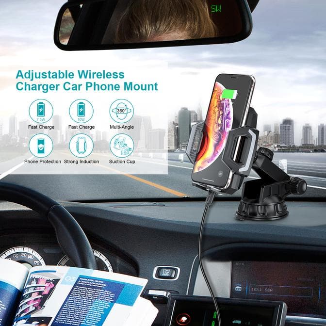 هولدر وایرلس CHOETECH چویتِک 10 وات شارژ سریع مدل T521-S — تصویر ۸