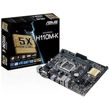 مادربرد ایسوس مدل H110M-K DDR4 (استوک)
