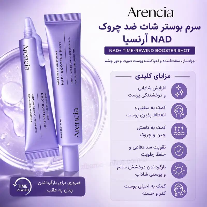 سرم بوستر شات جوانساز +NAD آرنسیا — تصویر ۲