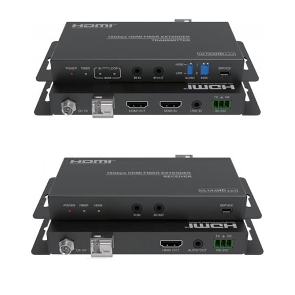 توسعه دهنده تصویر HDMI V2.0 روی فیبر نوری مدل FARANET FN-F200