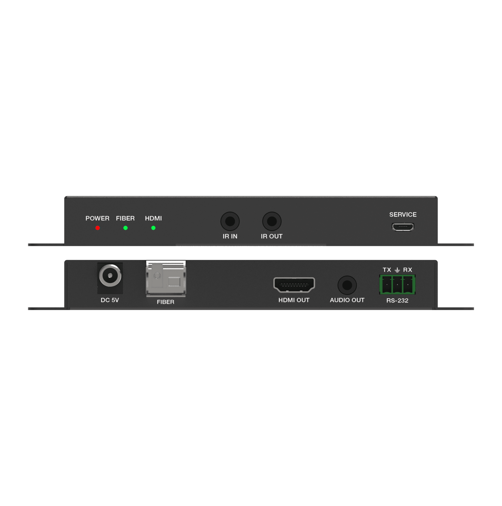 توسعه دهنده تصویر HDMI V2.0 روی فیبر نوری مدل FARANET FN-F200 — تصویر ۷