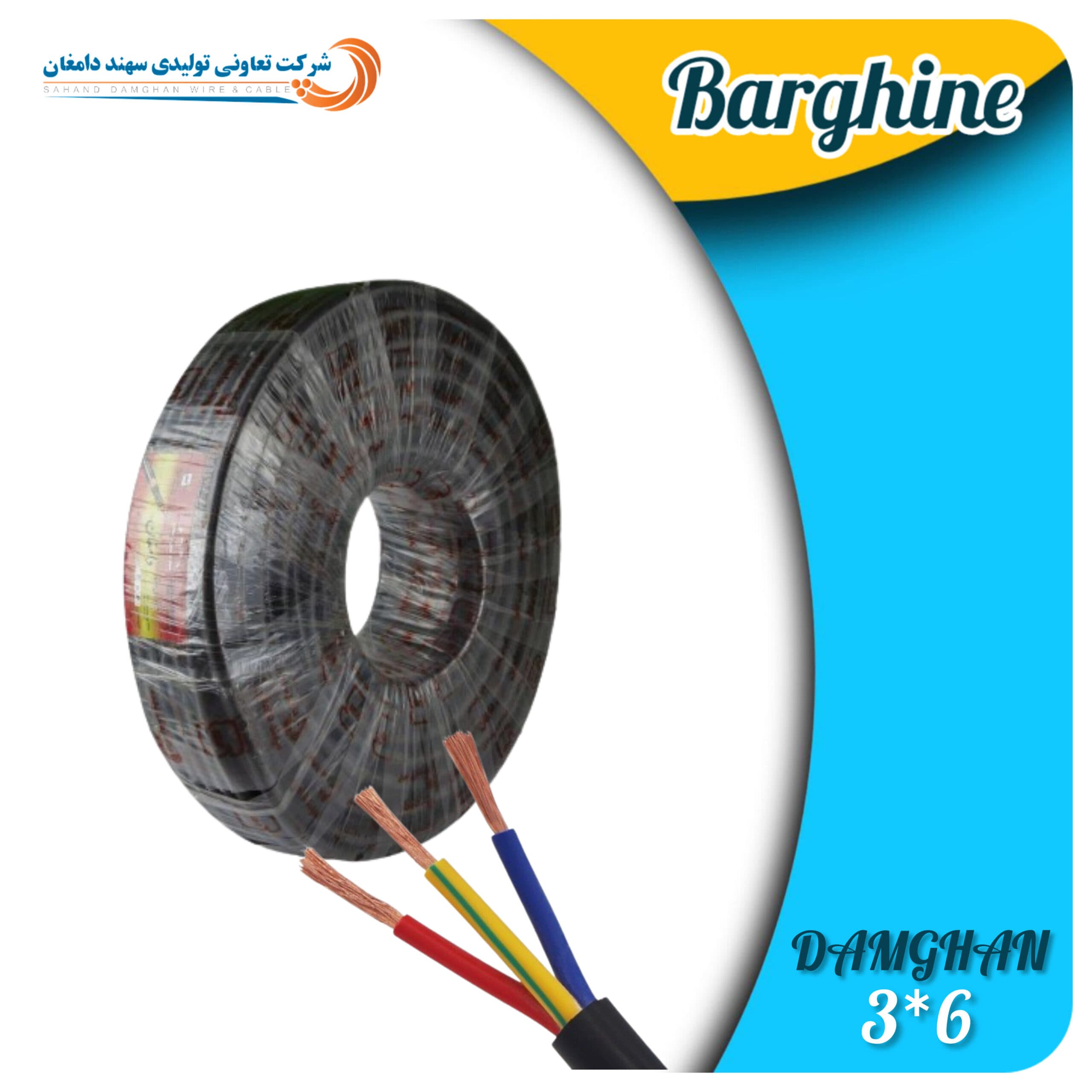 کابل 6*3 افشان دامغان