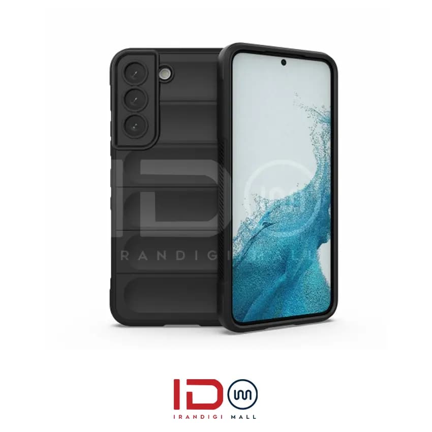 قاب سیلیکونی گوشی سامسونگ SAMSUNG GALAXY S22 PLUS مدل Magic Shield رنگ طوسی تیره — تصویر ۲