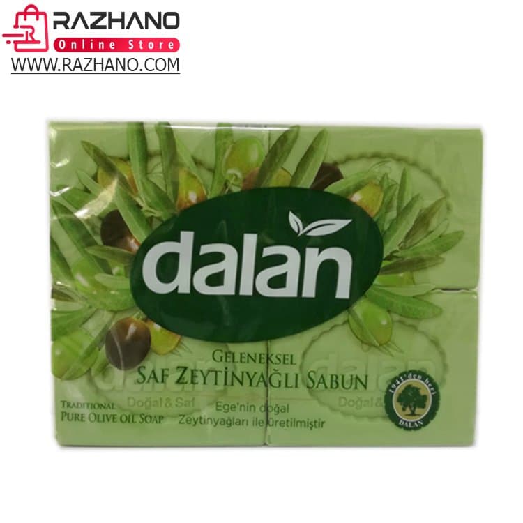 صابون زیتون دالان dalan olive oil بسته 4 عددی