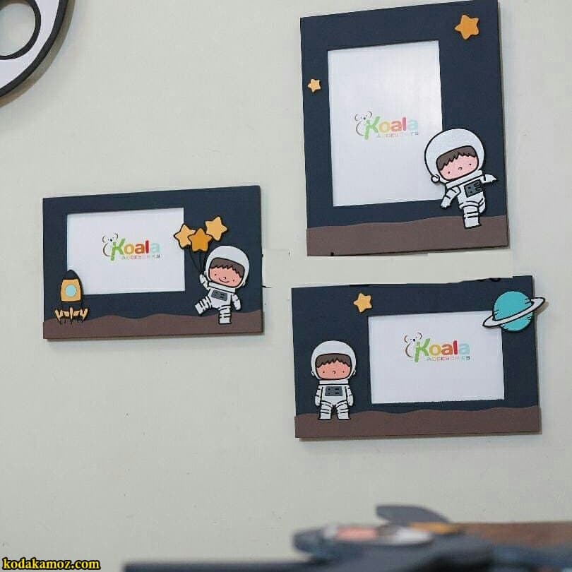 قاب عکس چوبی کودکانه طرح فضایی koala accessories