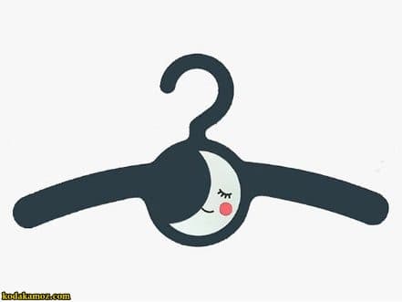 چوب لباسی کودکانه طرح ماه koala accessories
