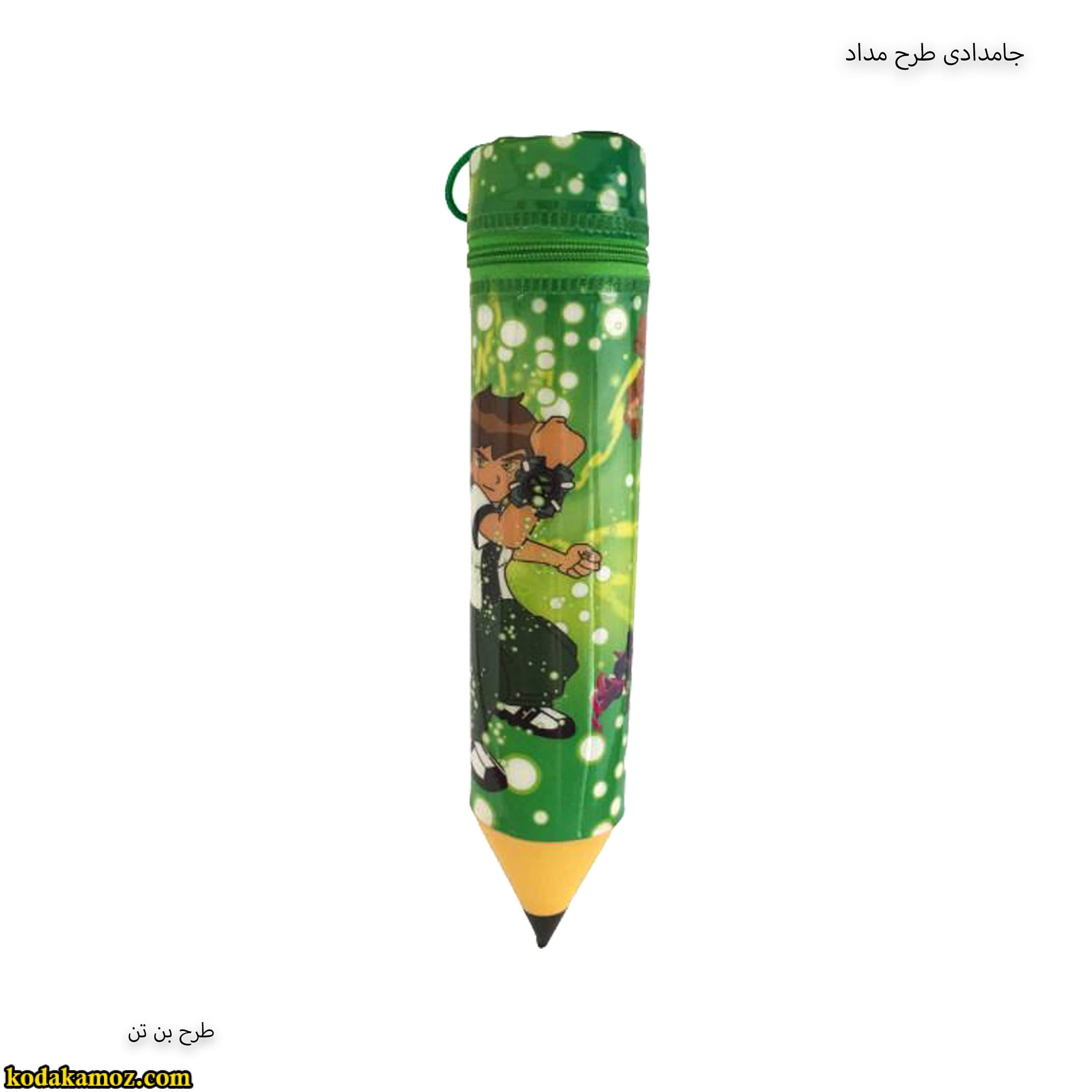 جامدادی تک زیپ طرح مداد — تصویر ۶