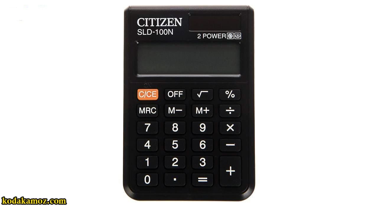 ماشین حساب سیتیزن SLD-100N — تصویر ۳