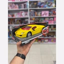 ماشین اسباب بازی مدل لامبورگینی نارنجی و زرد — تصویر ۶