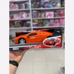 ماشین اسباب بازی مدل لامبورگینی نارنجی و زرد — تصویر ۵