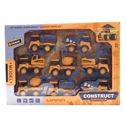 ماشین های اسباب بازی ساختمان سازی مجموعه 8 عددی مدل CONSTRUCT 168 — تصویر ۳