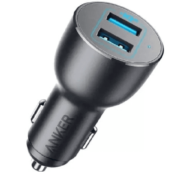 شارژر فندکی ANKER مدل A2729H11 دو پورت USB رنگ مشکی