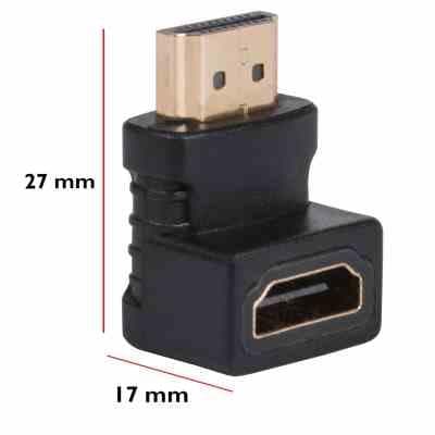 تبدیل دوسر 90 درجه نر و ماده HDMI — تصویر ۳