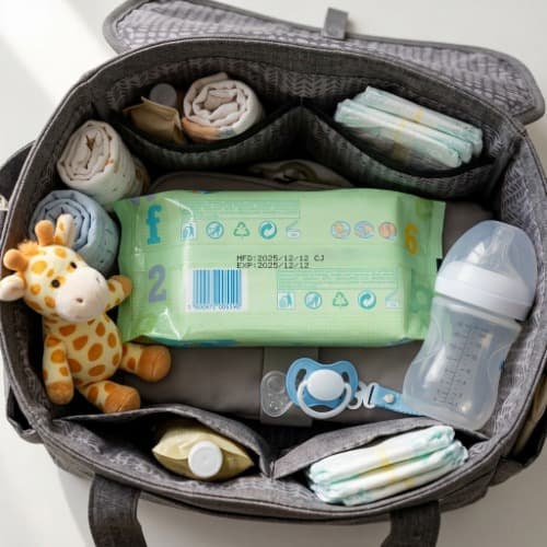 دستمال مرطوب کودک پامپرز مدل Natural Clean بسته ۶۴ عددی — تصویر ۷