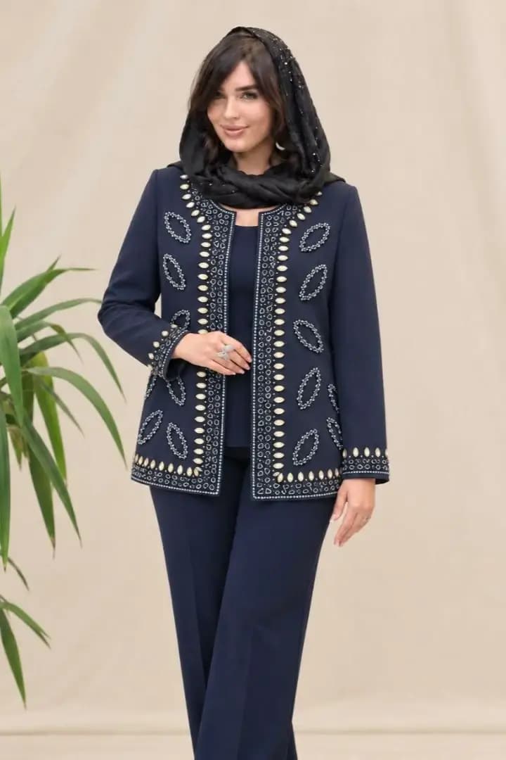 کت مجلسی کرپ مدل سمین کد_3026