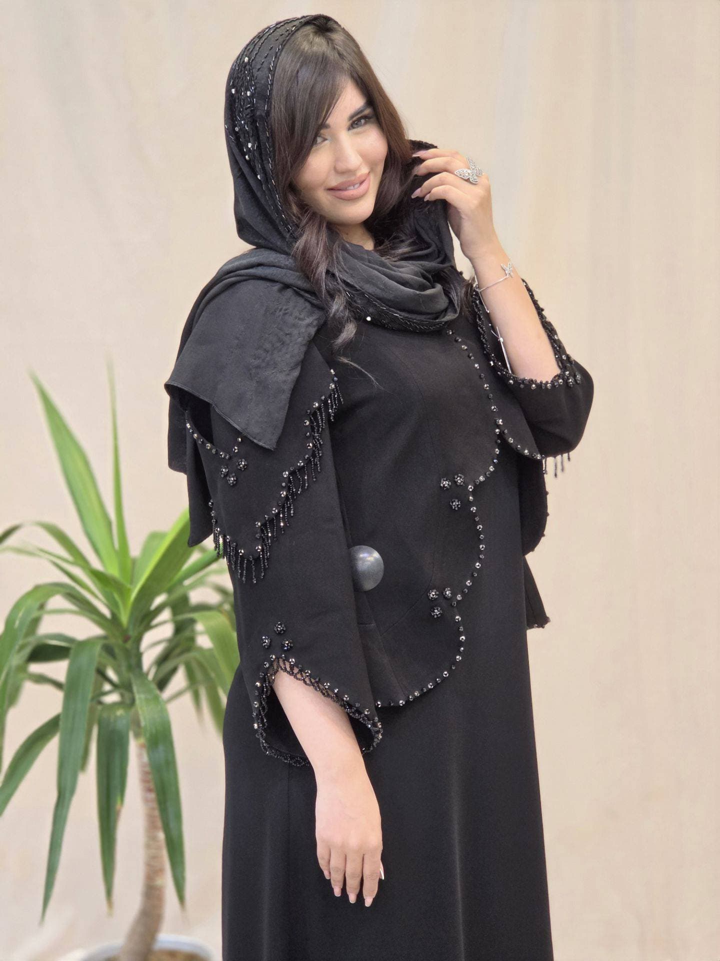 کراپ کت مجلسی پایین هلال پر کار نگین_کد3010 — تصویر ۲