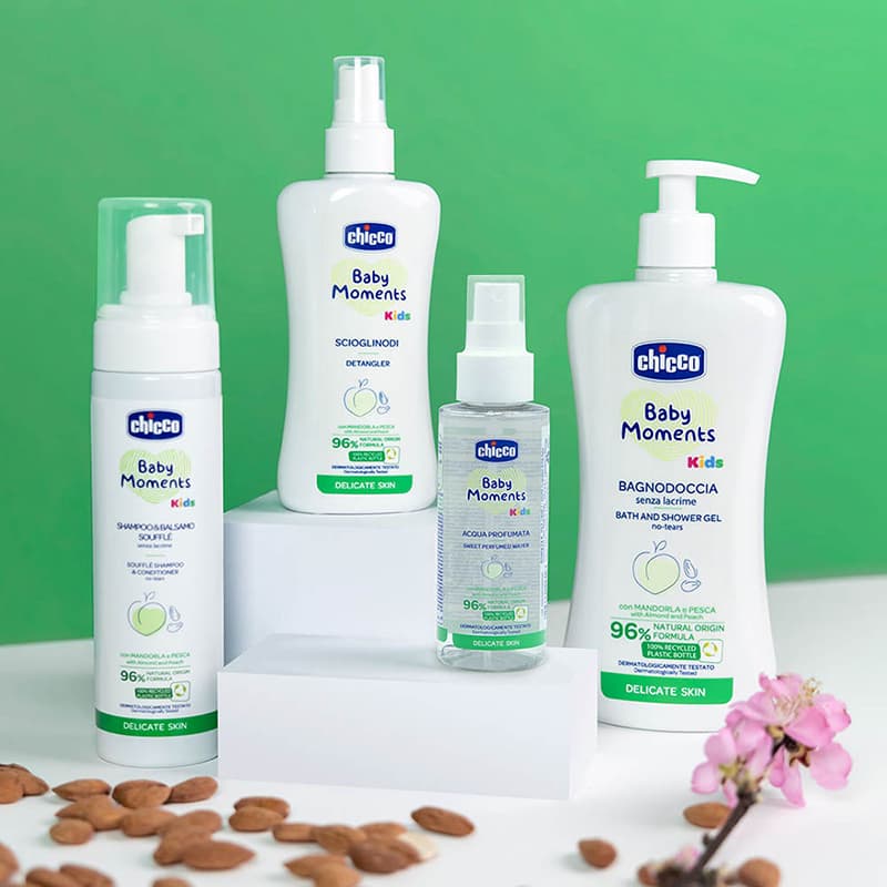 شامپو بدن بادام شیرین و هلو 96% ارگانیک چیكو Chicco — تصویر ۲