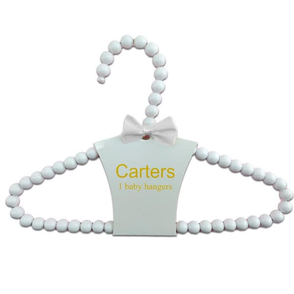 چوب لباسی مرواریدی پاپیون دار كارترز Carters — تصویر ۷