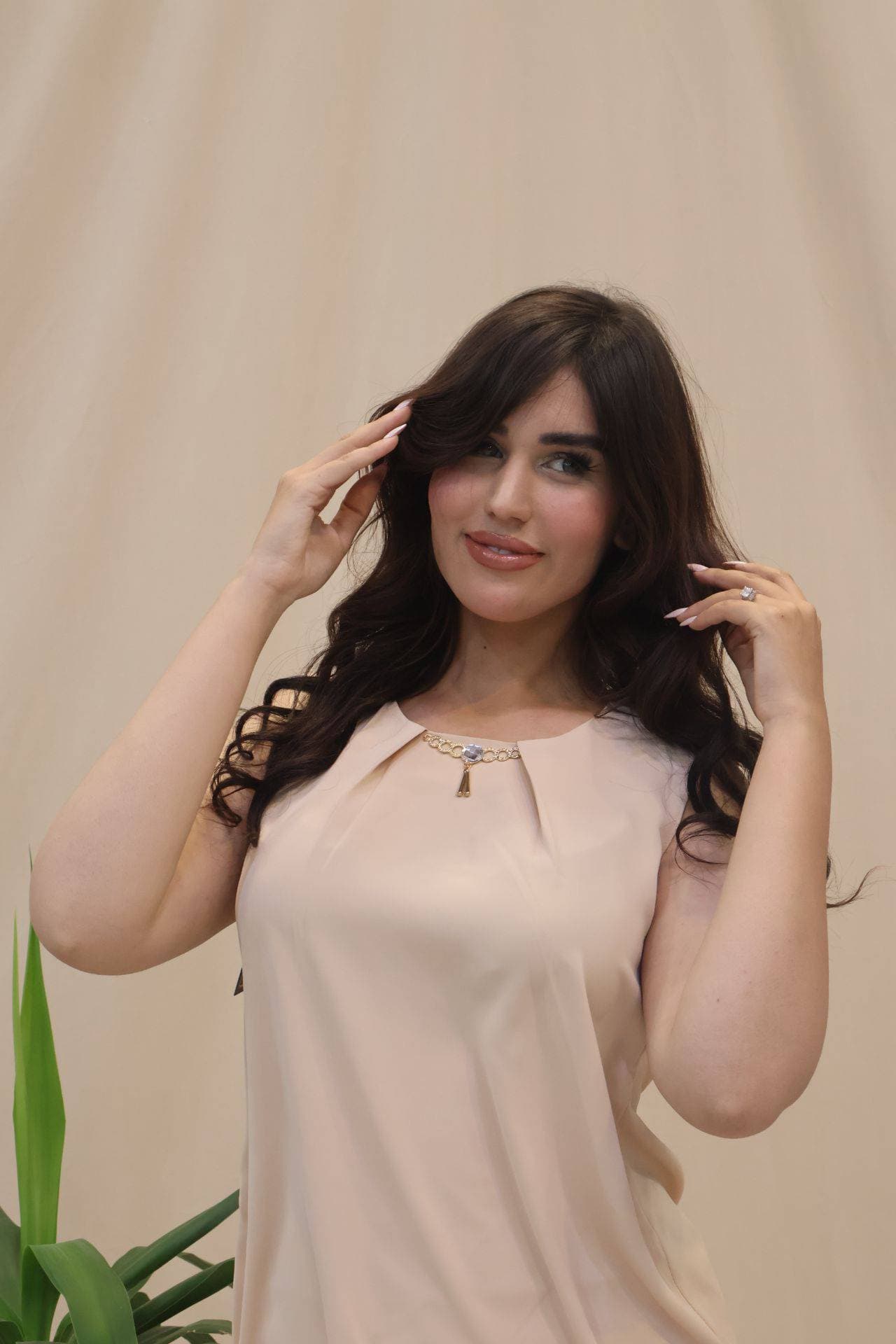 زیر سارافونی یقه گرد الیزه_کد2054 — تصویر ۳