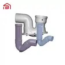سیفون 110 یک تکه با درپوش (با لوله) پوشفیت نیوفلکس BD