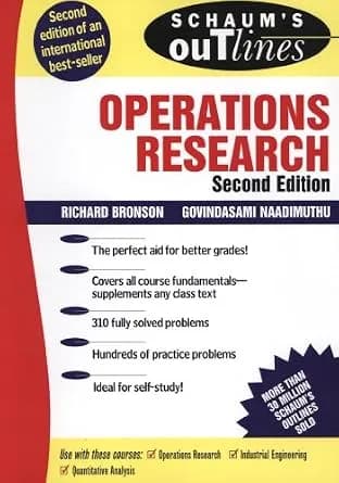و دانلود نسخه کامل کتاب زبان اصلی Schaum’s Outline of Operations Research (Schaum’s Outlines) | دانلود کتاب خارجی