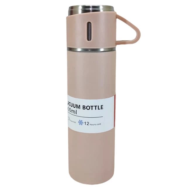 فلاسک مدل 3 کاپ VACUUM گنجایش 0.5 لیتر به همراه لیوان مجموعه 3 عددی — تصویر ۳