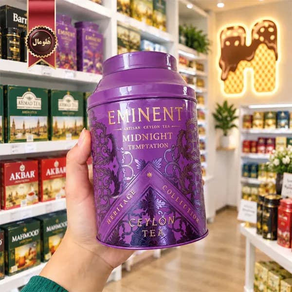 چای سیاه سیلان امیننت Eminent مدل وسوسهٔ نیمه‌شب midnight temptation وزن 150 گرم (اورجینال) — تصویر ۳