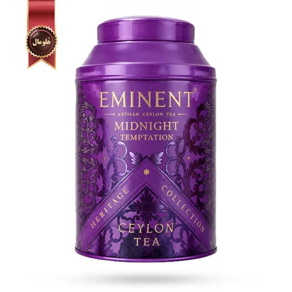 چای سیاه سیلان امیننت Eminent مدل وسوسهٔ نیمه‌شب midnight temptation وزن 150 گرم (اورجینال)