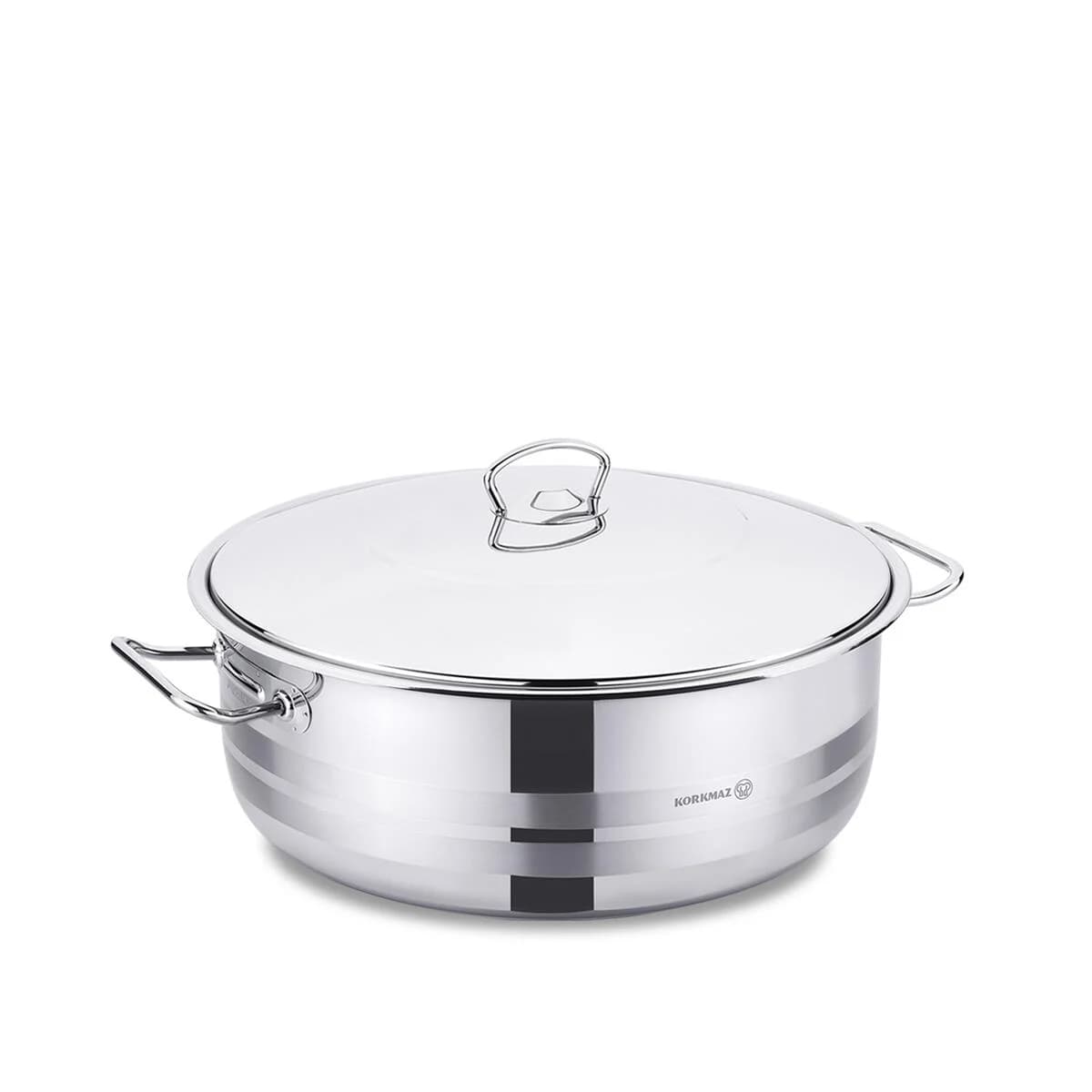 تابه کرکماز مدل مگا A1943 ا KORKMAZ mega 32×20 cm Short Casserole A1943