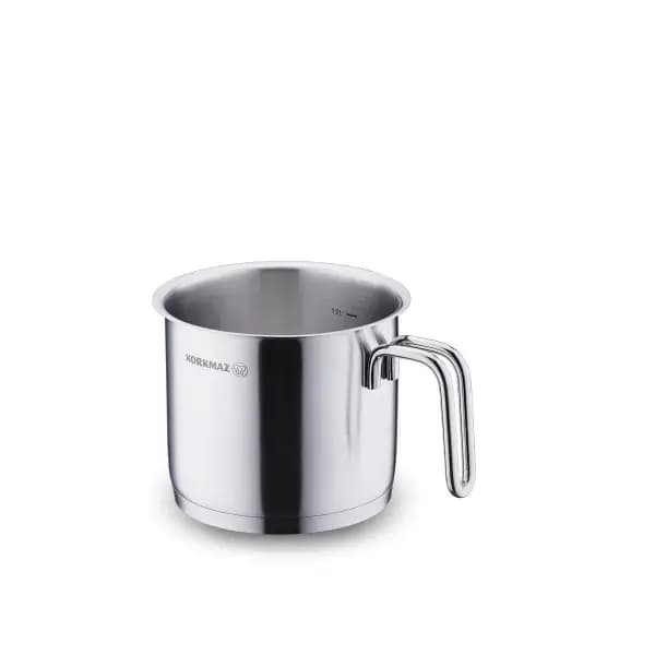 شیرجوش کرکماز مدل پرولاین A1155 ا KORKMAZ Proline Satin Milk Pot 14×14 cm 2lt A1155