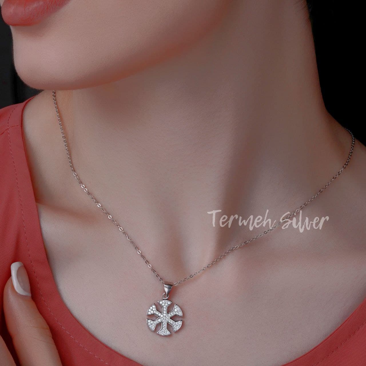 گردنبند نقره دونه برف MT 1252
