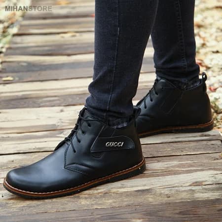 کفش چرم مردانه Gucci مدل Premium — تصویر ۹