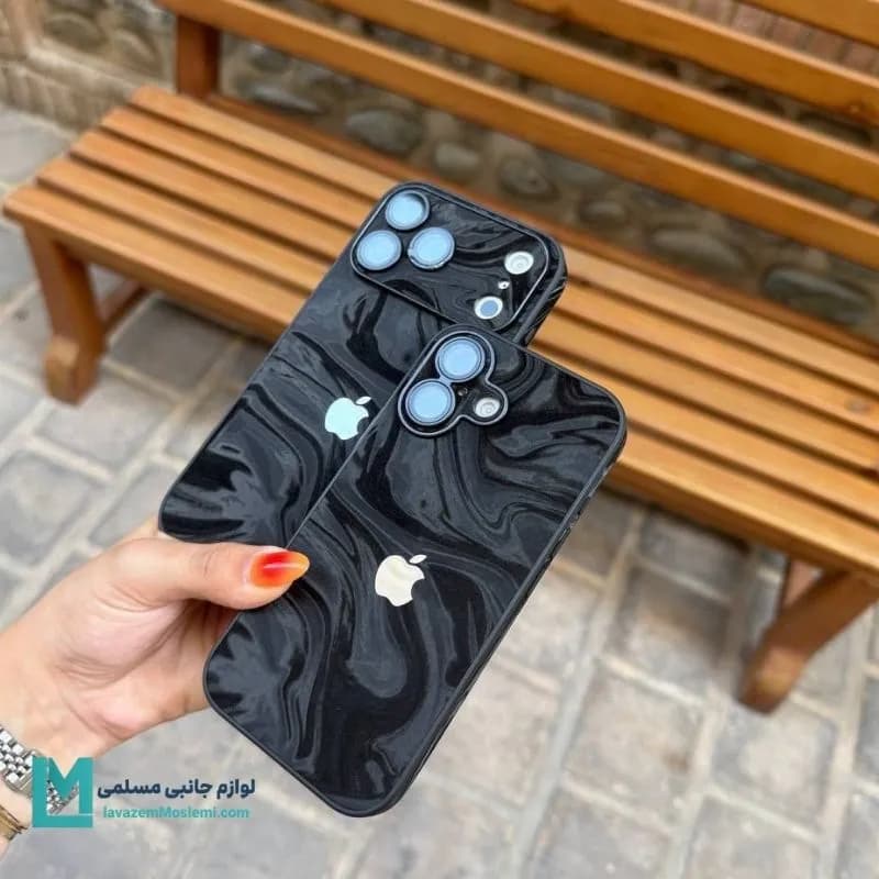 قاب گوشی مخملی شید بلک کد C3106 | لوازم جانبی مسلمی