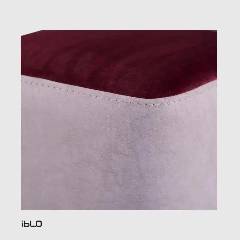 پاف دو رنگ قرمز سلین — تصویر ۴