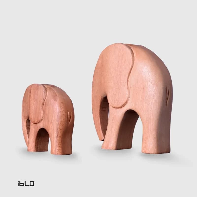 دکوری فیل چوبی — تصویر ۲