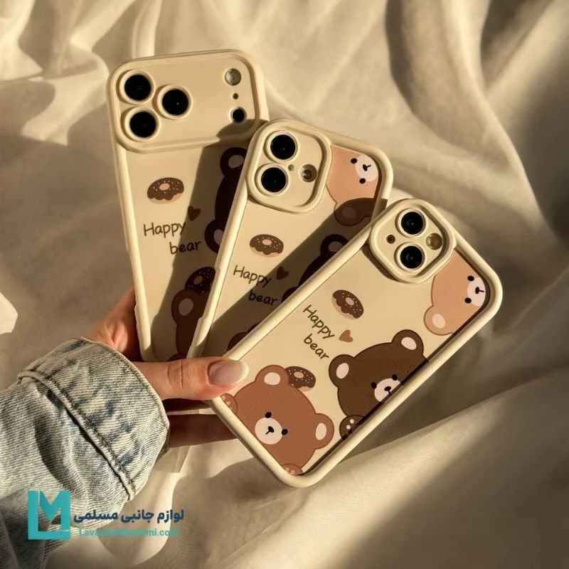 قاب گوشی فانتزی سولید سه خرس کد C3038 | لوازم جانبی مسلمی