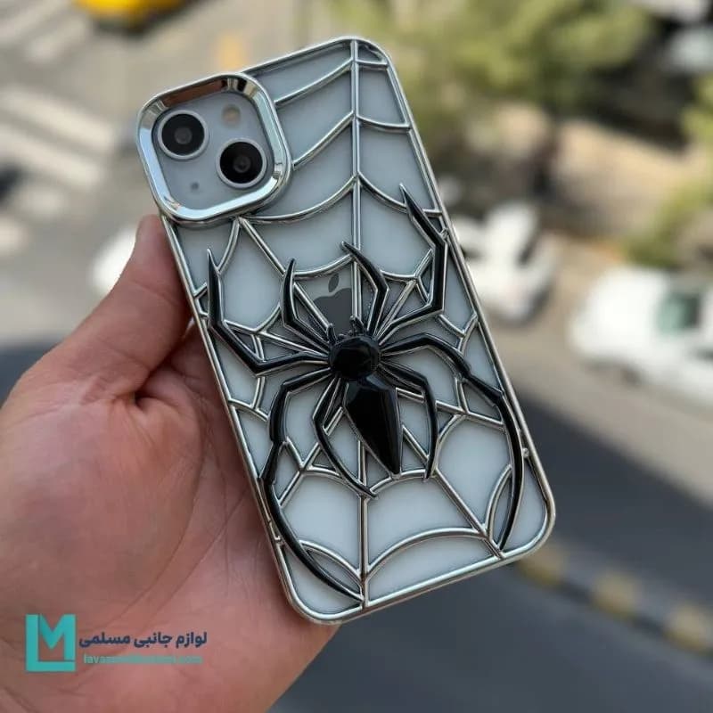 قاب گوشی برجسته طرح تار عنکبوت کد C3021 | لوازم جانبی مسلمی