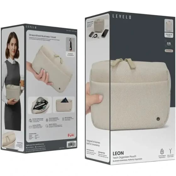 کیف نظم‌دهنده لوازم دیجیتال لولو (LVLLEONP) Levelo LEON Tech Organizer Pouch — تصویر ۶