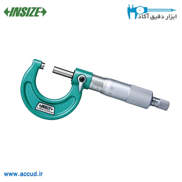 میکرومتر خارج سنج (0/001) 25-0 INSIZE (با گارانتی رسمی شرکت اینسایز) مدل 3210-25