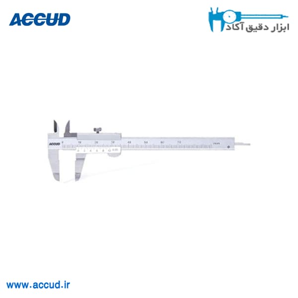 کولیس 10 سانتی متر Accud (اکود با گارانتی شرکتی) مدل 121-004-11