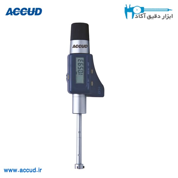 میکرومتر دیجیتال داخل سنج سه فک دقت 0.001 Accud (اکود با گارانتی شرکتی) مدل 361-005-01