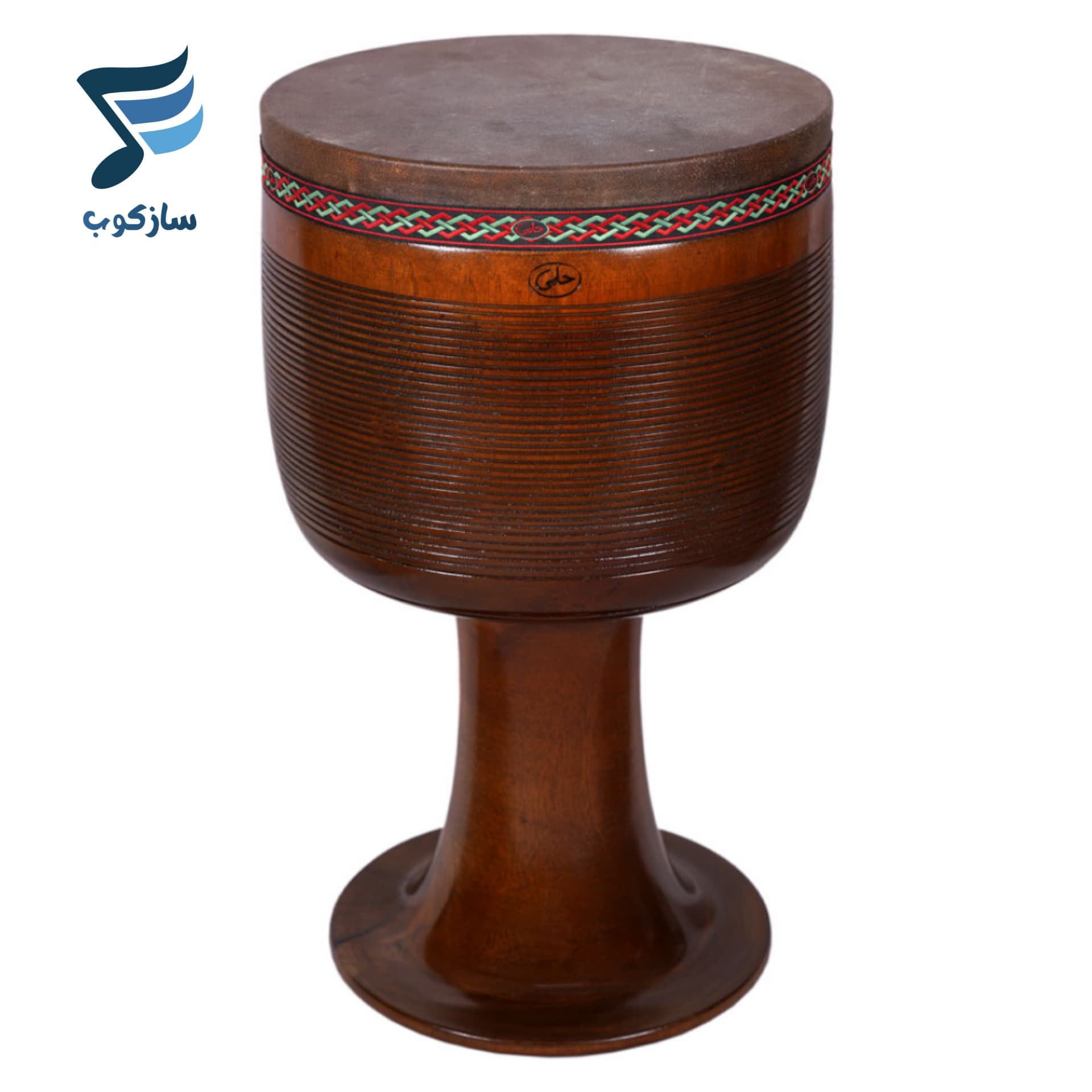 تنبک حلمی یک تکه دهانه 28 طرح 2 — تصویر ۵