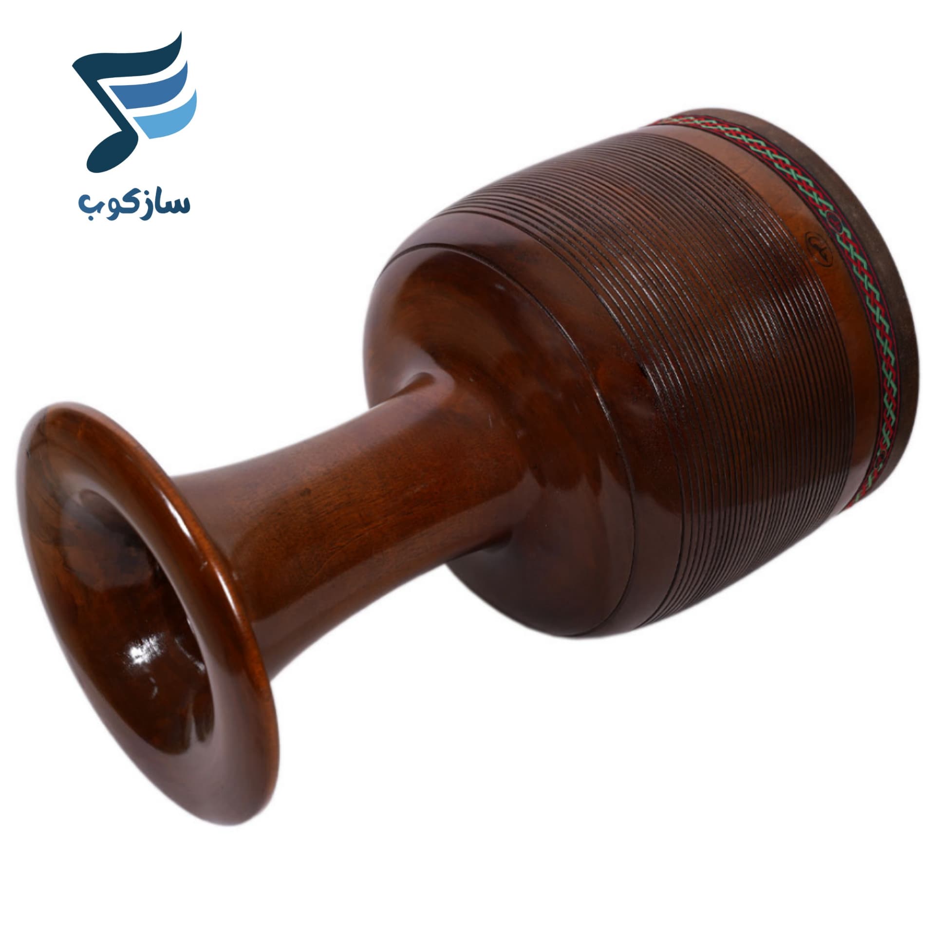 تنبک حلمی یک تکه دهانه 28 طرح 2 — تصویر ۲