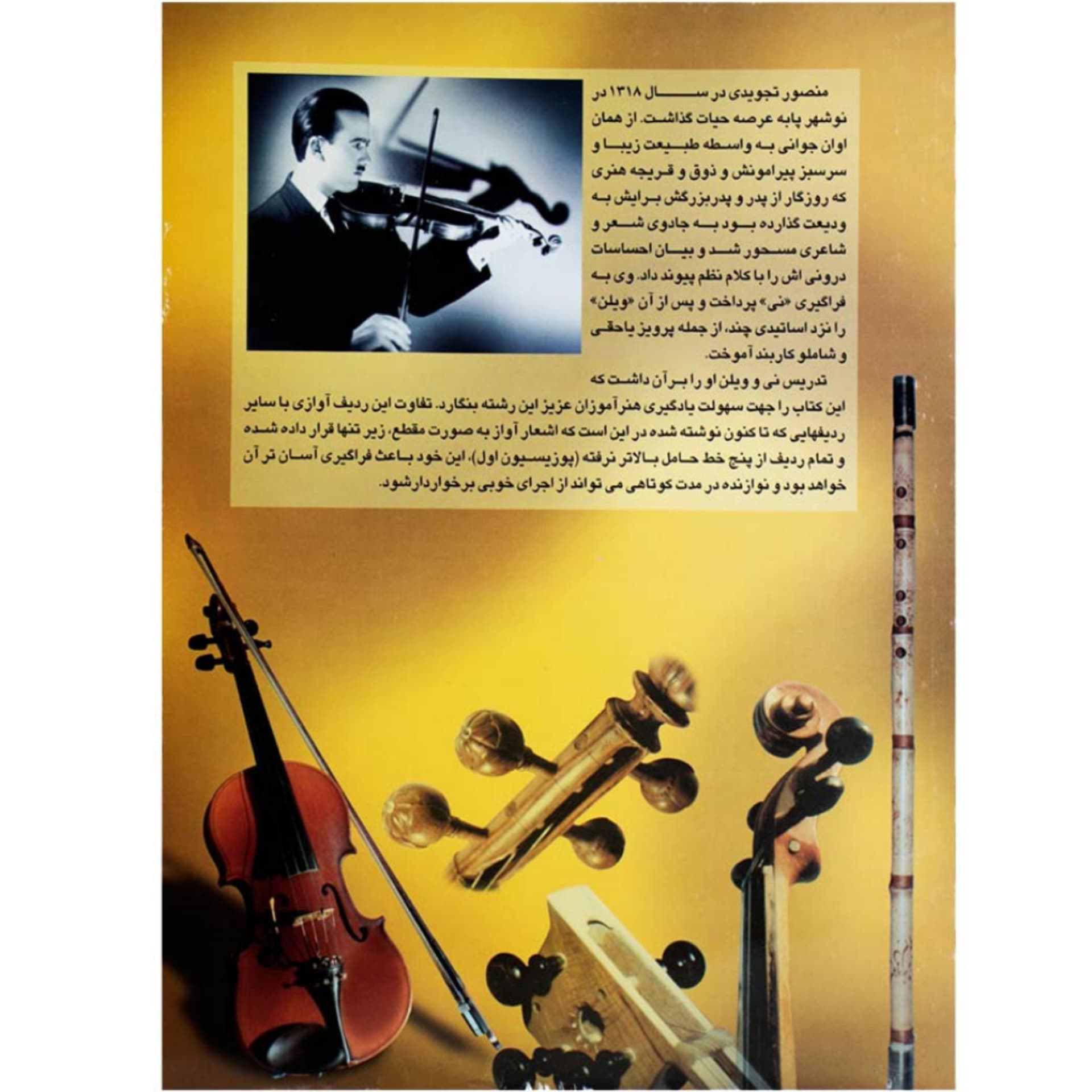 آموزش ردیف موسیقی ایرانی نی نوازی و کلیه سازهای زهی — تصویر ۲