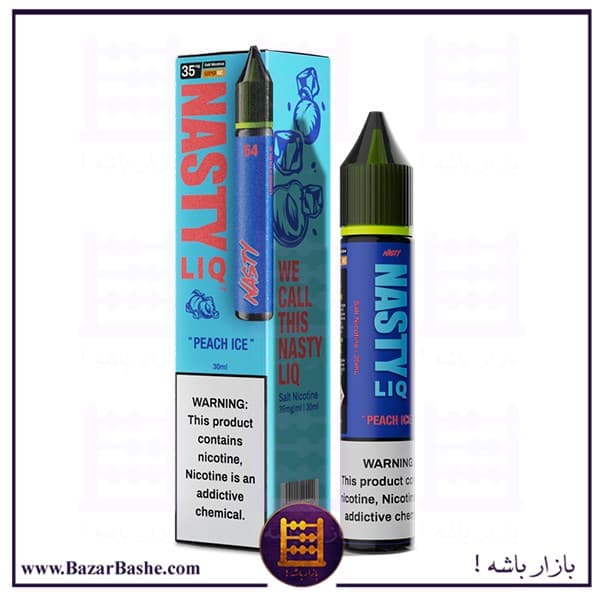 سالت نستی هلو یخ NASTY Peach Ice Salt 30ml